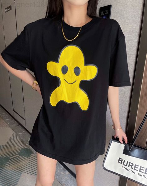 women's t-shirt designer chaopai 22 spring and summer new round neck printing tee interesting animation starfish pattern aging fashion, White
women's t-shirt designer chaopai 22 spring and summer new round neck printing tee interesting animation starfish pattern aging fashion, White