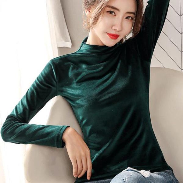 western style double-sided underwear gold velvet womens high-neck bottoming with warm fleece shirt, Black;pink
western style double-sided underwear gold velvet womens high-neck bottoming with warm fleece shirt, Black;pink