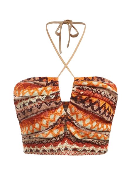 plus geo pattern tie back halter j14v#, Black
plus geo pattern tie back halter j14v#, Black