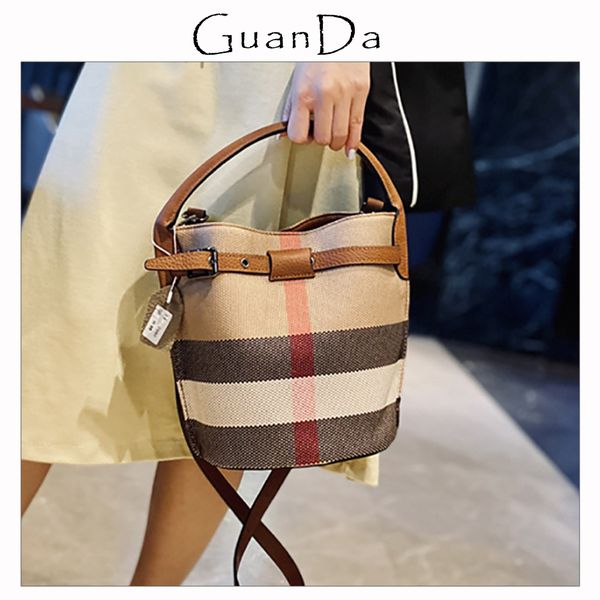 luxury plaid canvas women bucket bag fashion stripes female composite handbag summer handle genuine leather shoulder bag set
luxury plaid canvas women bucket bag fashion stripes female composite handbag summer handle genuine leather shoulder bag set