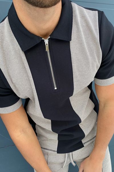 summer fashion patchwork men polo shirt zipper turn-down collar short sleeve harajuku streetwear men's tees shirt 220610, White;black
summer fashion patchwork men polo shirt zipper turn-down collar short sleeve harajuku streetwear men's tees shirt 220610, White;black
