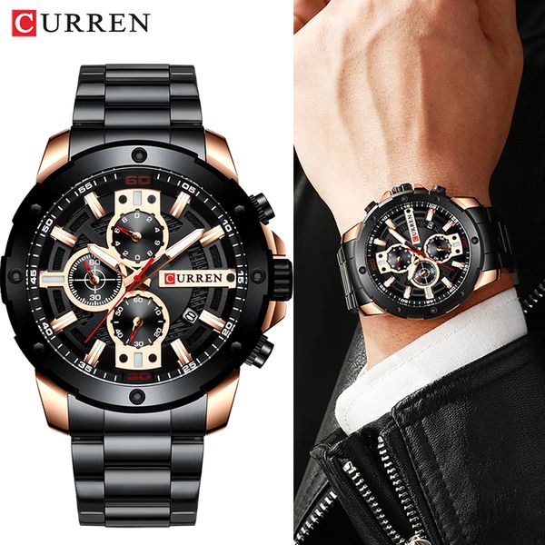 curren military waterproof sport luxury stainless steel man wristwatches fashion bussiness quartz watch men relogio masculino
curren military waterproof sport luxury stainless steel man wristwatches fashion bussiness quartz watch men relogio masculino