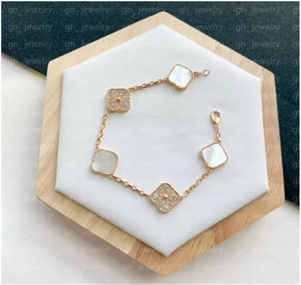 classic 4/four leaf clover charm bracelets women's 18k gold mother-of-pearl designer bracelet women's wedding party gift jewelry, Golden;silver
classic 4/four leaf clover charm bracelets women's 18k gold mother-of-pearl designer bracelet women's wedding party gift jewelry, Golden;silver