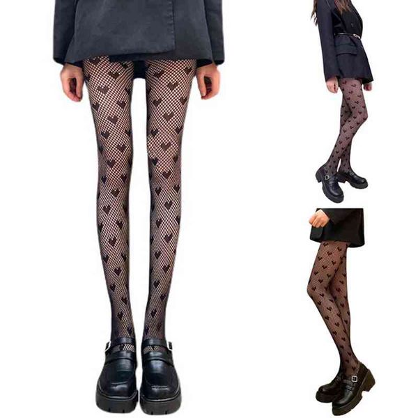 women fashion love net socks women love printing stockings ladies hollow mesh design high elasticity slimming black tights l220714
women fashion love net socks women love printing stockings ladies hollow mesh design high elasticity slimming black tights l220714