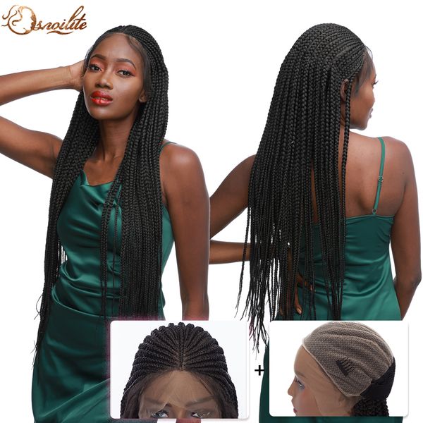 costume accessories 36inch synthetic twist braids wig straight afro box braided hair wig for black women braiding hair wigs with baby hair, Silver
costume accessories 36inch synthetic twist braids wig straight afro box braided hair wig for black women braiding hair wigs with baby hair, Silver
