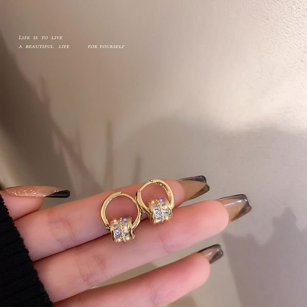 korean genuine gold electroplated zircon double ring ear clip fashion all-match niche earrings minimalist design earrings for women, Golden
korean genuine gold electroplated zircon double ring ear clip fashion all-match niche earrings minimalist design earrings for women, Golden