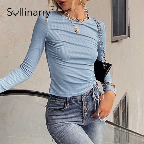 sollinary autumn o-neck knitted sweater shirt women fashion drawstring pullover t-shirts office lady long sleeves elastic 210709, White
sollinary autumn o-neck knitted sweater shirt women fashion drawstring pullover t-shirts office lady long sleeves elastic 210709, White