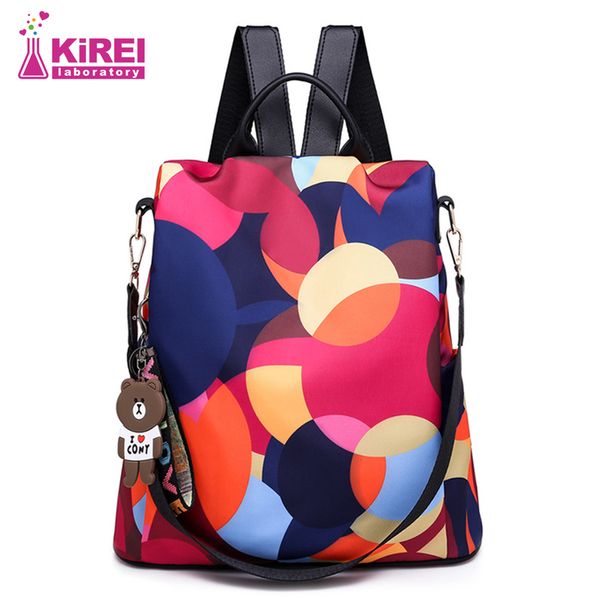 student fashion all match anti theft backpack women s oxford nylon waterproof large capacity portable mummy bag 220817
student fashion all match anti theft backpack women s oxford nylon waterproof large capacity portable mummy bag 220817