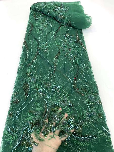 latest green african handmade beads laces fabric luxury nigerian sequins mesh laces fabrics for party dress, Black;white
latest green african handmade beads laces fabric luxury nigerian sequins mesh laces fabrics for party dress, Black;white