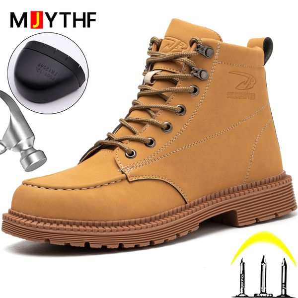 work safety boots leather shoes male anti-smash anti-puncture work boots safety steel toe shoes indestructible men, Red;white
work safety boots leather shoes male anti-smash anti-puncture work boots safety steel toe shoes indestructible men, Red;white