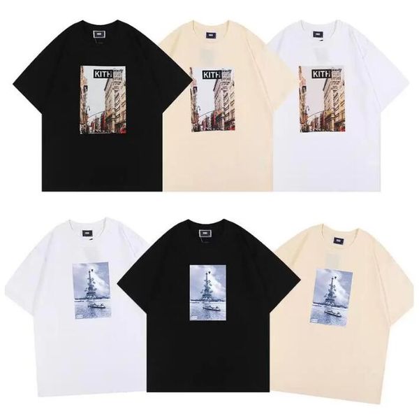 high street ins tide brand kith mens t-shirts classic tower high-rise print tee men women loose couple t-shirt round neck short-sleeved, White;black
high street ins tide brand kith mens t-shirts classic tower high-rise print tee men women loose couple t-shirt round neck short-sleeved, White;black