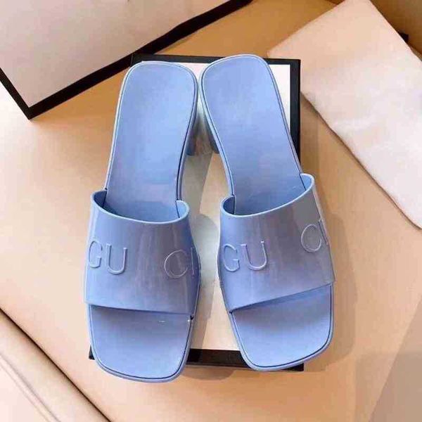 64% off designer family wear thick heel square jelly increase broadband fashion trend cool slippers, Black
64% off designer family wear thick heel square jelly increase broadband fashion trend cool slippers, Black