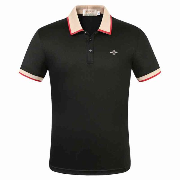 2020 new bee polos luxury mens designer polo t shirts summer short sleeved turn down collar short sleeved polo shirts, White;black
2020 new bee polos luxury mens designer polo t shirts summer short sleeved turn down collar short sleeved polo shirts, White;black