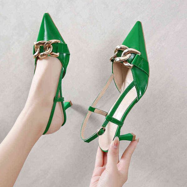 sandals women s high heels 2022 summer new pointed toe cutout elegant party fashion thin metal decoration 220427, Black
sandals women s high heels 2022 summer new pointed toe cutout elegant party fashion thin metal decoration 220427, Black