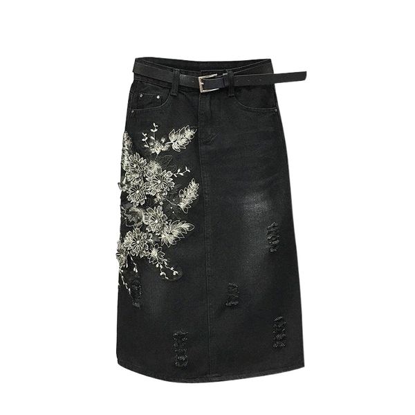 skirts 2022 women autumn fashion casual high waist jeans skirt floral embroidery hole black package hip denim plus size 5xl k4ft#
skirts 2022 women autumn fashion casual high waist jeans skirt floral embroidery hole black package hip denim plus size 5xl k4ft#