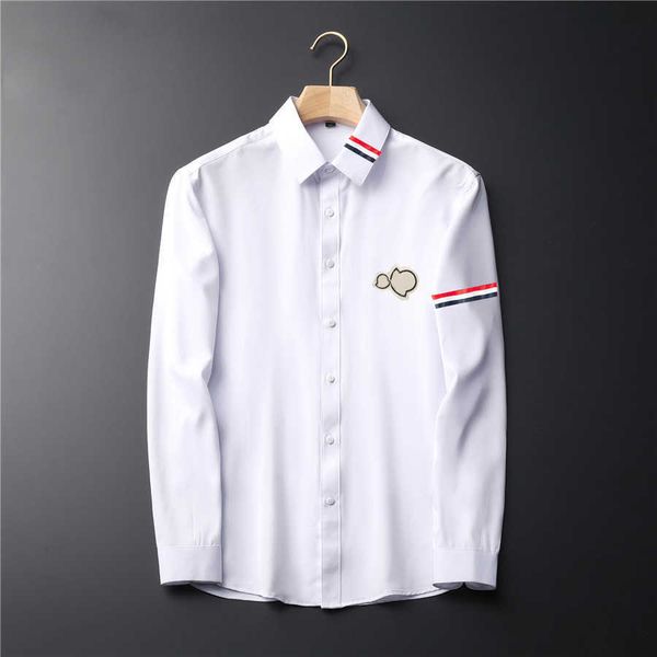 men's designer luxury t 2021 shirts fashion hoodie casual business social and cocktail shirt brand spring autumn slimming the mostl1, White;black
men's designer luxury t 2021 shirts fashion hoodie casual business social and cocktail shirt brand spring autumn slimming the mostl1, White;black