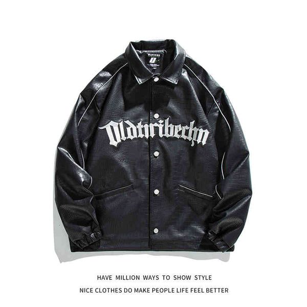new arrival crocodile skin like pu leather motorcycle jacket rock star men bomber coat women oversize spring autumn chic, Black;brown
new arrival crocodile skin like pu leather motorcycle jacket rock star men bomber coat women oversize spring autumn chic, Black;brown