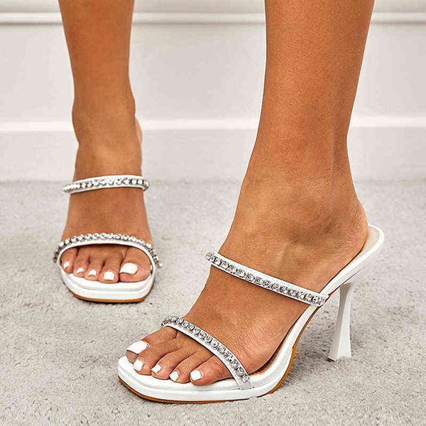 slippers summer ladies fashion open toe crystal rhinestone strap sandals high heels stilettos slides shoes for women flip flops 220321, Black
slippers summer ladies fashion open toe crystal rhinestone strap sandals high heels stilettos slides shoes for women flip flops 220321, Black