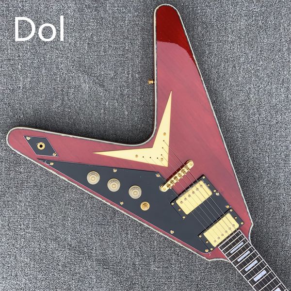 in stock rare trans red flame maple flying v electric guitar black pickguard string thru body bridge gold hardware immediate delivery
in stock rare trans red flame maple flying v electric guitar black pickguard string thru body bridge gold hardware immediate delivery