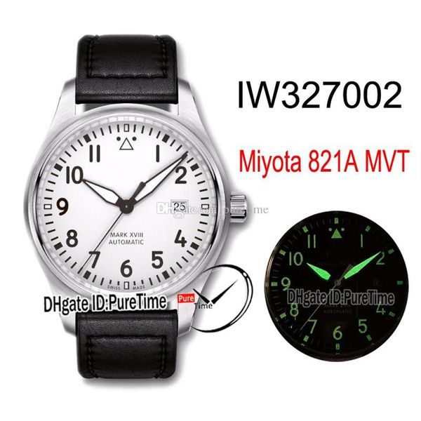 new mark xviii petit prince miyota 821a automatic mens watch iw327002 steel white dial black number markers black leathe puretime 2410, Slivery;brown
new mark xviii petit prince miyota 821a automatic mens watch iw327002 steel white dial black number markers black leathe puretime 2410, Slivery;brown