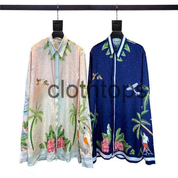 casablanca hawaii new surfing lazy wind loose satin menand womenos trend long sleeve shirt, White;black
casablanca hawaii new surfing lazy wind loose satin menand womenos trend long sleeve shirt, White;black