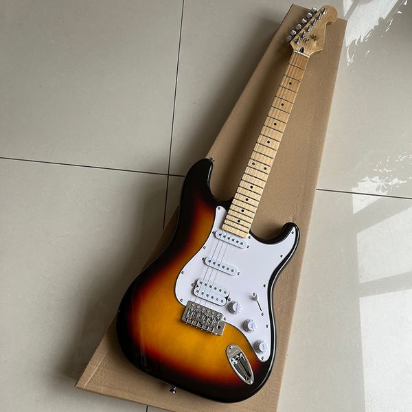 professional electric guitar classic sunset color bright face piano body feel great delivery to home
professional electric guitar classic sunset color bright face piano body feel great delivery to home