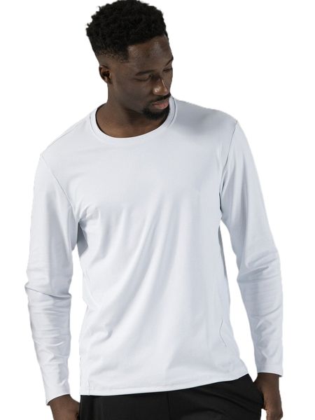 men solid round neck sports tee w0kc#, White;black