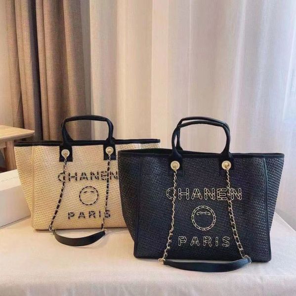 fashion luxury designer beach bags large ch linen woven women evening handbag straw knitting shoulder portable brand classic female big capa
fashion luxury designer beach bags large ch linen woven women evening handbag straw knitting shoulder portable brand classic female big capa