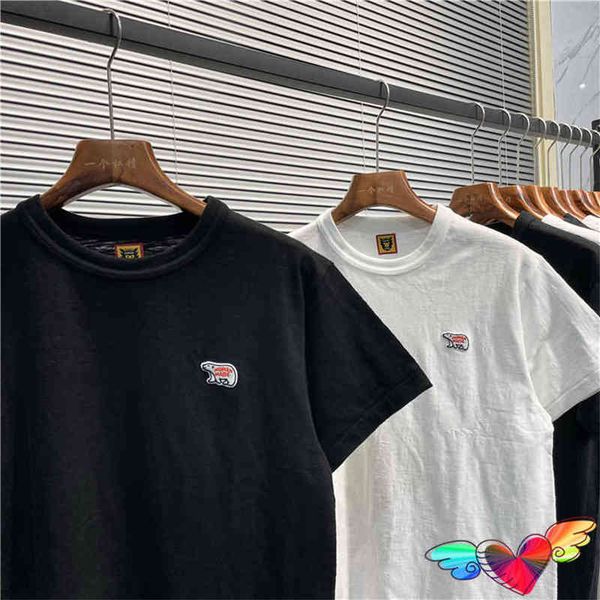 small polar bear human made t-shirt men women breast embroidered cartoon tee short sleevet220721, White;black
small polar bear human made t-shirt men women breast embroidered cartoon tee short sleevet220721, White;black
