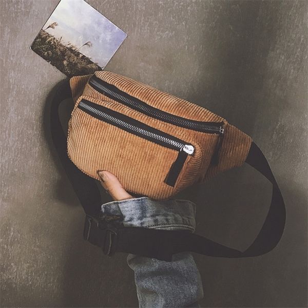 fashion women corduroy waist bag street money banana phone chest bum belt s ladies designer canvas fanny pack 220621
fashion women corduroy waist bag street money banana phone chest bum belt s ladies designer canvas fanny pack 220621
