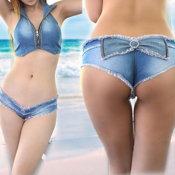 women's shorts low waist women jean triangle denim short jeans beach summer bowknot feminino, White;black
women's shorts low waist women jean triangle denim short jeans beach summer bowknot feminino, White;black
