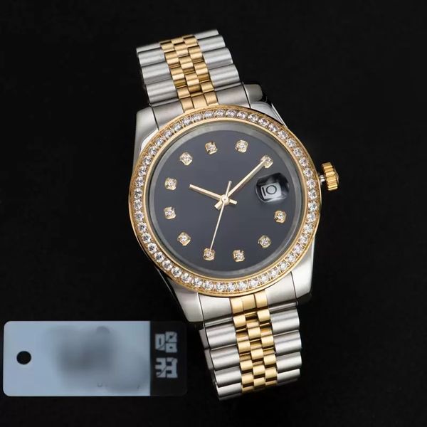 montre de luxe 2813 movement watch 36/41mm automatic 28/31mm quartz womens/men bezel stainless steel women diamond lady waterproof luminous, Slivery;brown
montre de luxe 2813 movement watch 36/41mm automatic 28/31mm quartz womens/men bezel stainless steel women diamond lady waterproof luminous, Slivery;brown