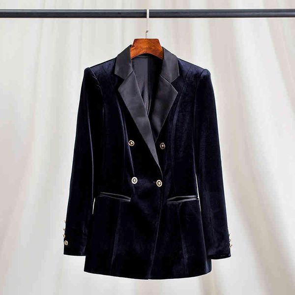women's suits blazers non stick wool black high-end imported velvet suit coat women's autumn and winter splicing golden small kore, White;black
women's suits blazers non stick wool black high-end imported velvet suit coat women's autumn and winter splicing golden small kore, White;black