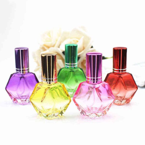10pc 10ml colorful glass bottles spray refillable atomizer travel scent bottles packaging bottle y220428
10pc 10ml colorful glass bottles spray refillable atomizer travel scent bottles packaging bottle y220428