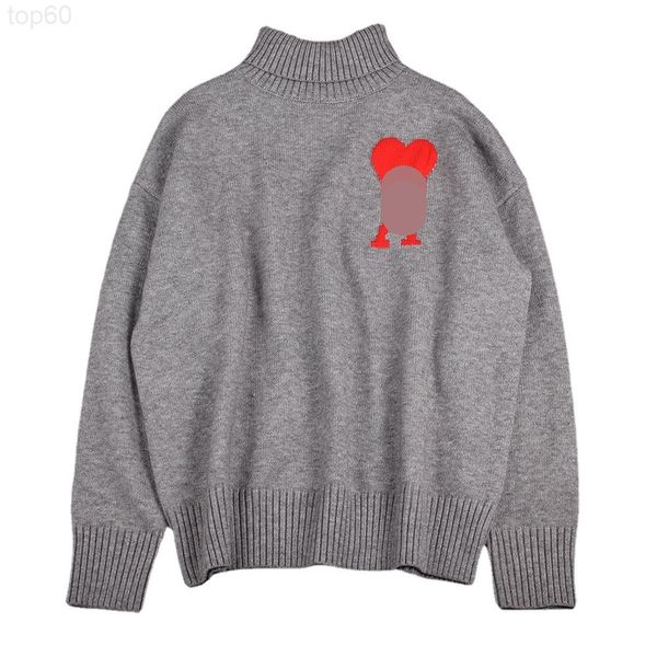women's t-shirt designer trendy good-looking ~am home new big love high collar bottomed wool knitted sweater women's loose men, White
women's t-shirt designer trendy good-looking ~am home new big love high collar bottomed wool knitted sweater women's loose men, White
