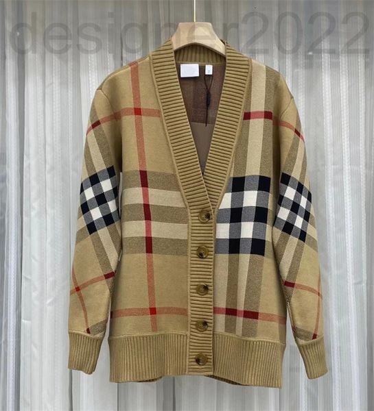 women's sweaters designer bur family high version 22 early spring british style wool cardigan loose v-neck coat men's and women�, White;black
women's sweaters designer bur family high version 22 early spring british style wool cardigan loose v-neck coat men's and women�, White;black
