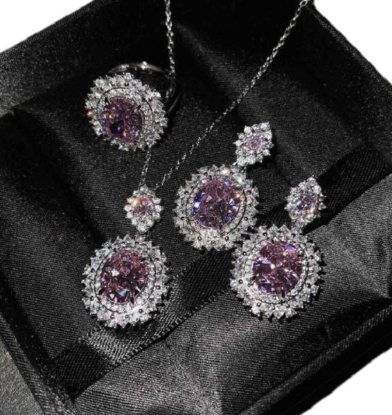 opening adjustable new luxury caibao chains inlaid sea blue z ring z earrings pink cz diamond necklace set, Silver
opening adjustable new luxury caibao chains inlaid sea blue z ring z earrings pink cz diamond necklace set, Silver