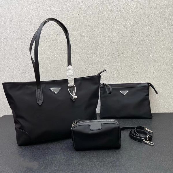 original single tote bag handbag large capacity three-piece designer canvas bag fashion light small triangle letter decoration 38cm
original single tote bag handbag large capacity three-piece designer canvas bag fashion light small triangle letter decoration 38cm