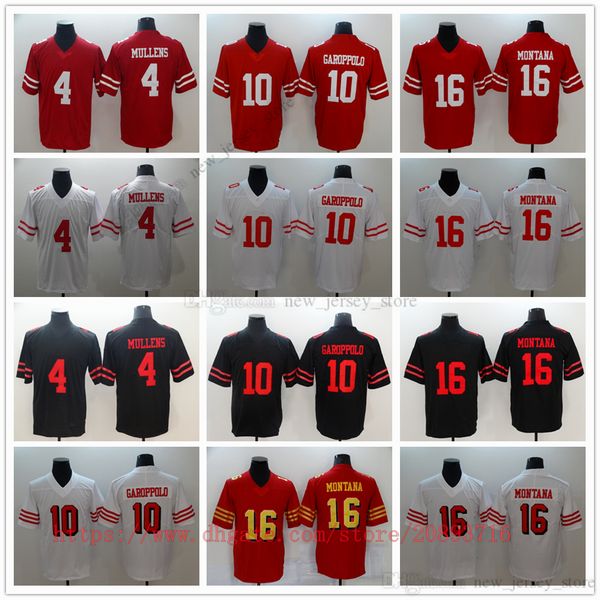 movie college football wear jerseys stitched 10 jimmygaroppolo 16 joemontana 4 nickmullens breathable sport man, Black
movie college football wear jerseys stitched 10 jimmygaroppolo 16 joemontana 4 nickmullens breathable sport man, Black