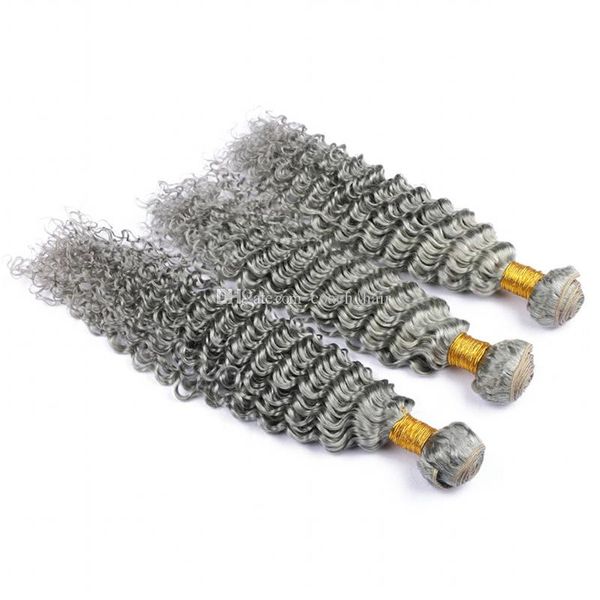 3bundles silvery grey hair bundles hights hair weft deep wave human extensions gray weaving 100gx3 diva2, Black;brown
3bundles silvery grey hair bundles hights hair weft deep wave human extensions gray weaving 100gx3 diva2, Black;brown