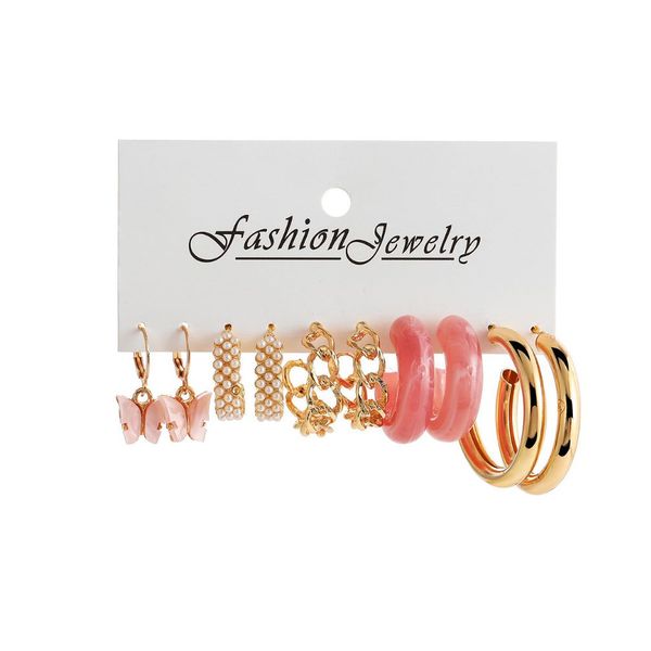 boho colorful geometric heart resin acrylic hoop earrings set for women trendy pearl butterfly earrings party jewelry gift, Golden;silver
boho colorful geometric heart resin acrylic hoop earrings set for women trendy pearl butterfly earrings party jewelry gift, Golden;silver