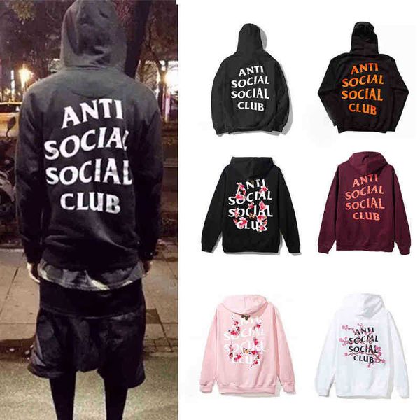 gx anti sweater co branded cherry blossom hoodie club coat social men's and women's tide check brand loose, Black
gx anti sweater co branded cherry blossom hoodie club coat social men's and women's tide check brand loose, Black