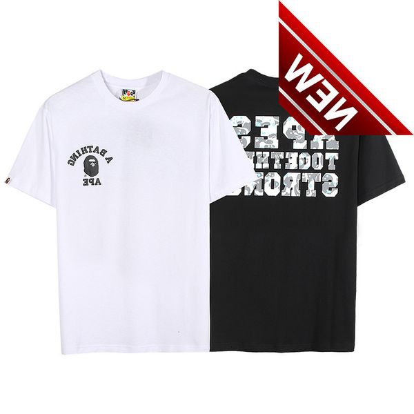 trendy bap camouflage letter printing men's and women's lovers ape head half sleeve loose short t-shirt, White;black
trendy bap camouflage letter printing men's and women's lovers ape head half sleeve loose short t-shirt, White;black