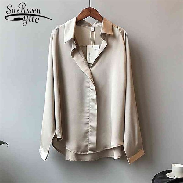 spring autumn korean fashion clothing satin blouse vintage femme v-neck street shirts elegant imitation silk blouse 5273 210326, White
spring autumn korean fashion clothing satin blouse vintage femme v-neck street shirts elegant imitation silk blouse 5273 210326, White