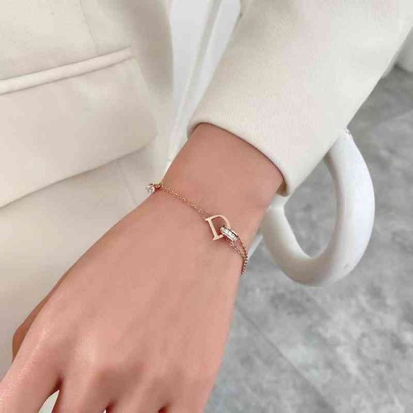 titanium steel non fading new fashion round d-shaped double ring bracelet women's rose gold tide light luxury unilateral diamond inlaid, Golden;silver
titanium steel non fading new fashion round d-shaped double ring bracelet women's rose gold tide light luxury unilateral diamond inlaid, Golden;silver