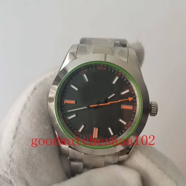 u1 slim men watch 116400 40mmblack dial eta 2813 movement stainless steel bracelet automatic mens watch watches, Slivery;brown
u1 slim men watch 116400 40mmblack dial eta 2813 movement stainless steel bracelet automatic mens watch watches, Slivery;brown