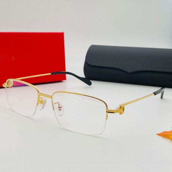 optical eyeglasses for men and women retro 0262 style anti-blue light lenses shaped plate half-frame belt box, White;black
optical eyeglasses for men and women retro 0262 style anti-blue light lenses shaped plate half-frame belt box, White;black