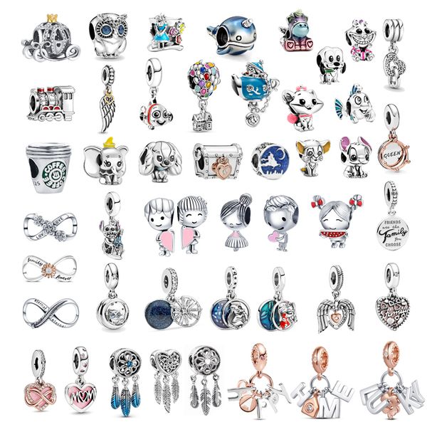 fashion classic 925 silver beads women diy jewelry for pandora bracelets luxury designer pendants charms with box, Black
fashion classic 925 silver beads women diy jewelry for pandora bracelets luxury designer pendants charms with box, Black