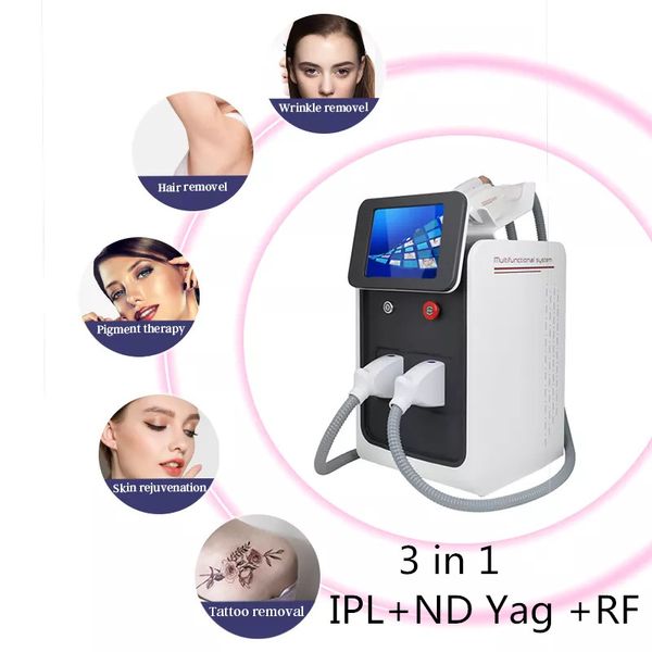 3 in 1 multifunctional ipl hair removal nd yag laser permanent tattoo speckle remover rf face lift skin rejuvenation spa decive, Black
3 in 1 multifunctional ipl hair removal nd yag laser permanent tattoo speckle remover rf face lift skin rejuvenation spa decive, Black