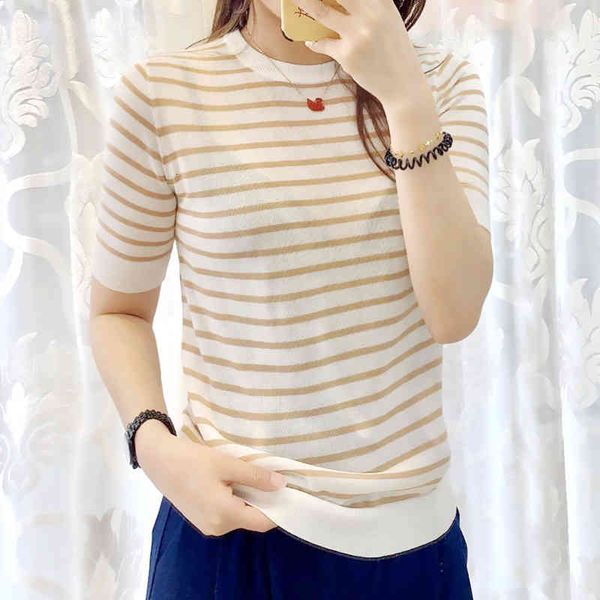 women's polos little bee embroidery crew neck navy stripe thin short sleeve summer fashion t-shirt women's blouse sweater 4ymj, White
women's polos little bee embroidery crew neck navy stripe thin short sleeve summer fashion t-shirt women's blouse sweater 4ymj, White
